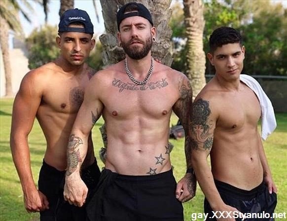 Bastian Karim, Rico Vega, Roque Rems - Double Fucked After His Roller Class [HD]