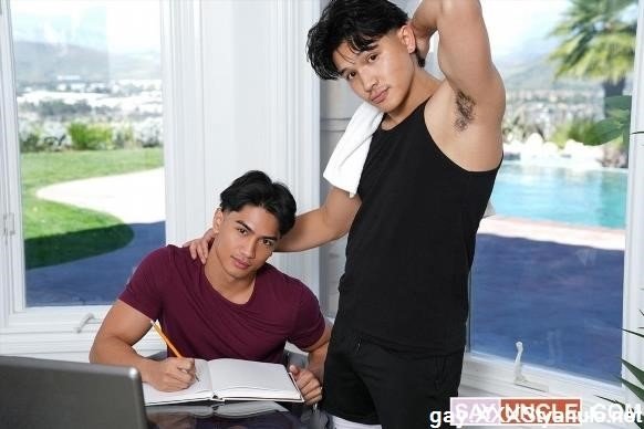 Andrew Akito, Luca Knight - Studying Is Easier When Your Hole Is Stuffed [4K]